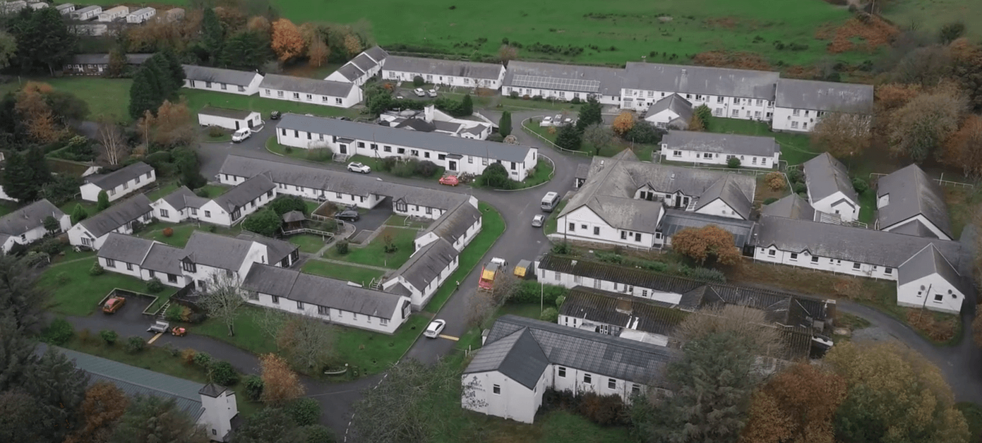 Penrhos Polish village drone footage