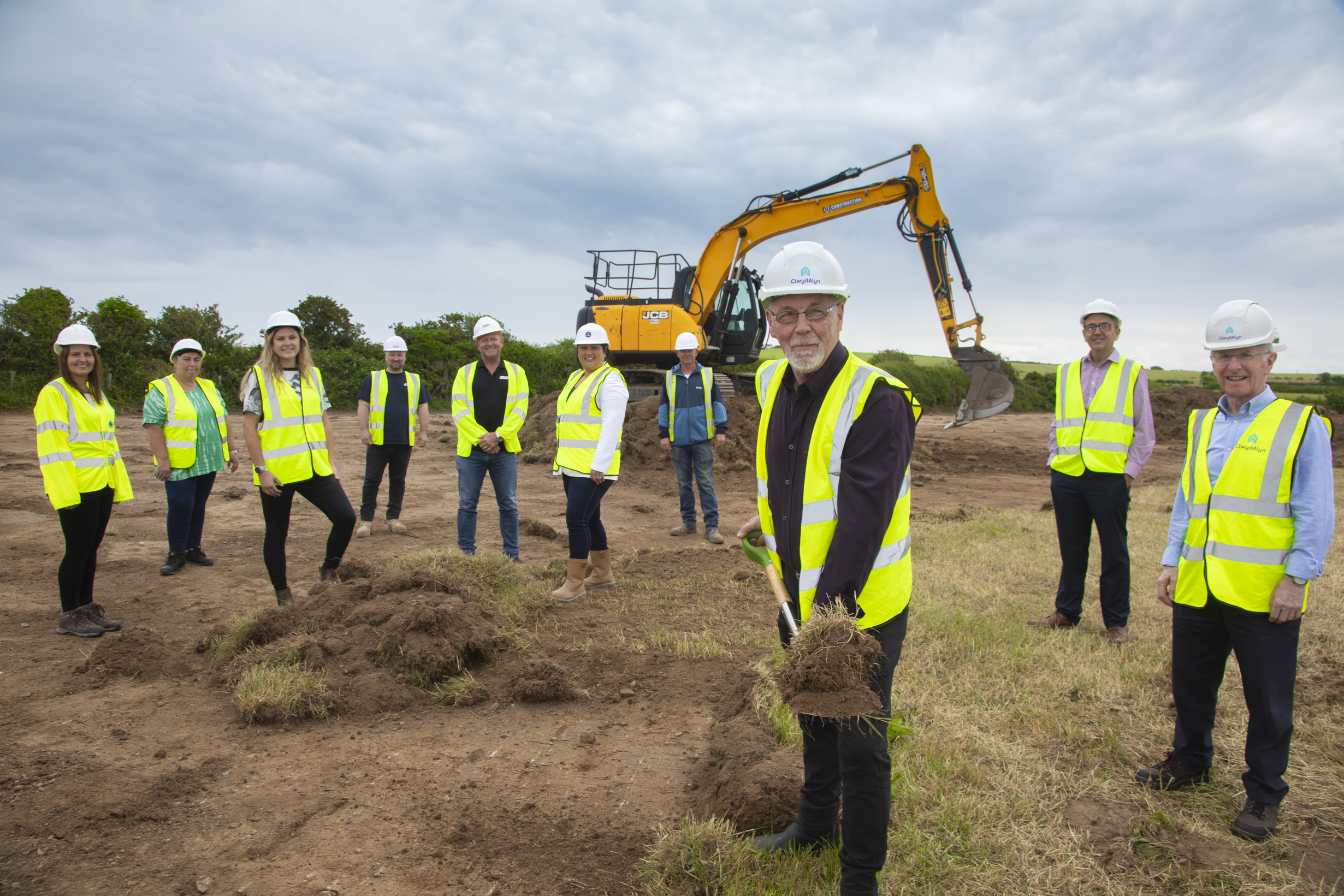 New housing project begins with ground breaking ceremony, Bodedern