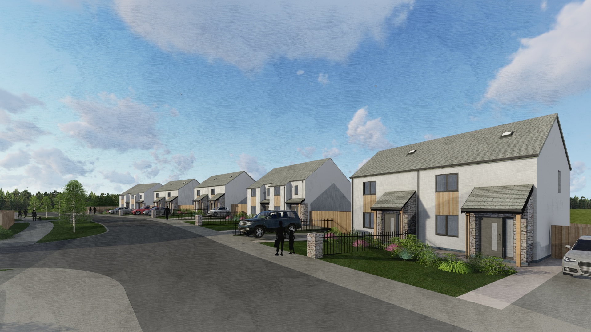 Work starts on new development of 23 affordable homes on Anglesey