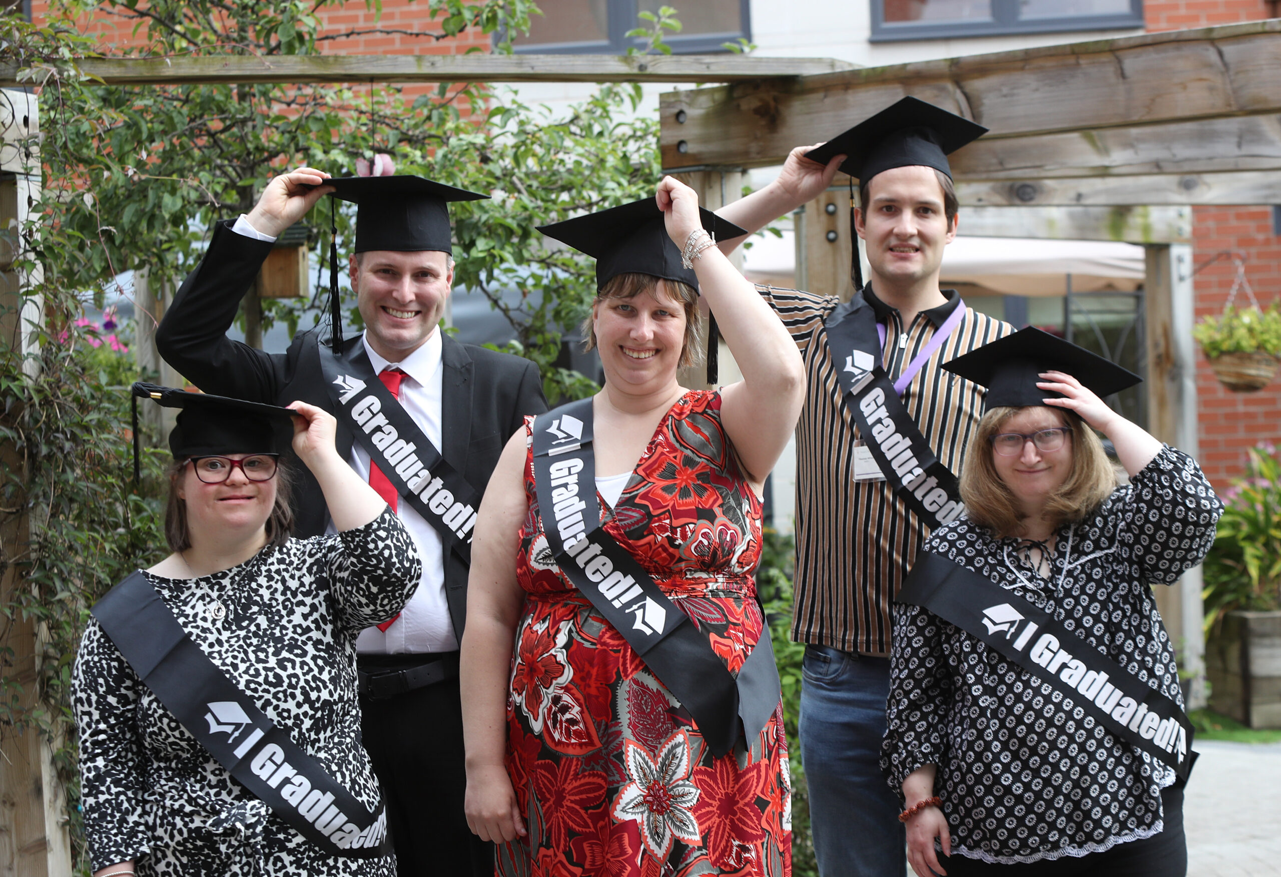 Talented young adults with learning disabilities celebrate graduating from a lifechanging transition