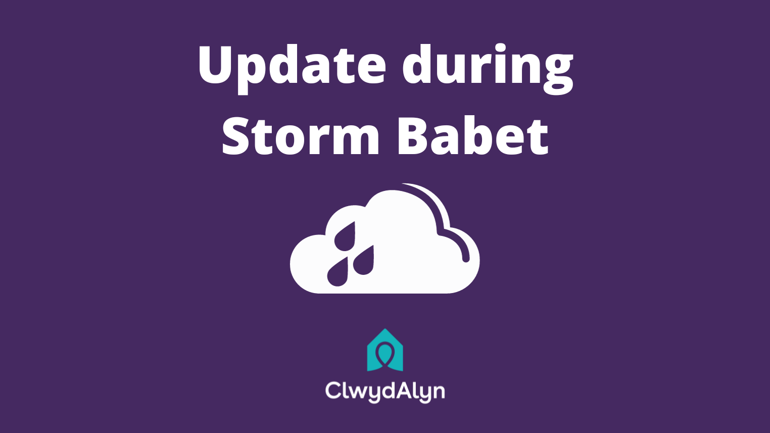 Storm Babet Severe Weather Warning &#8211; some ClwydAlyn services affected due to flooding