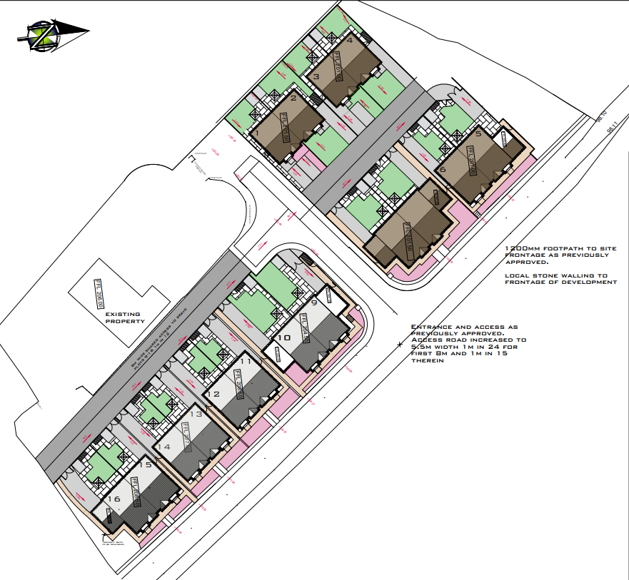 Cae Swch Site Plan