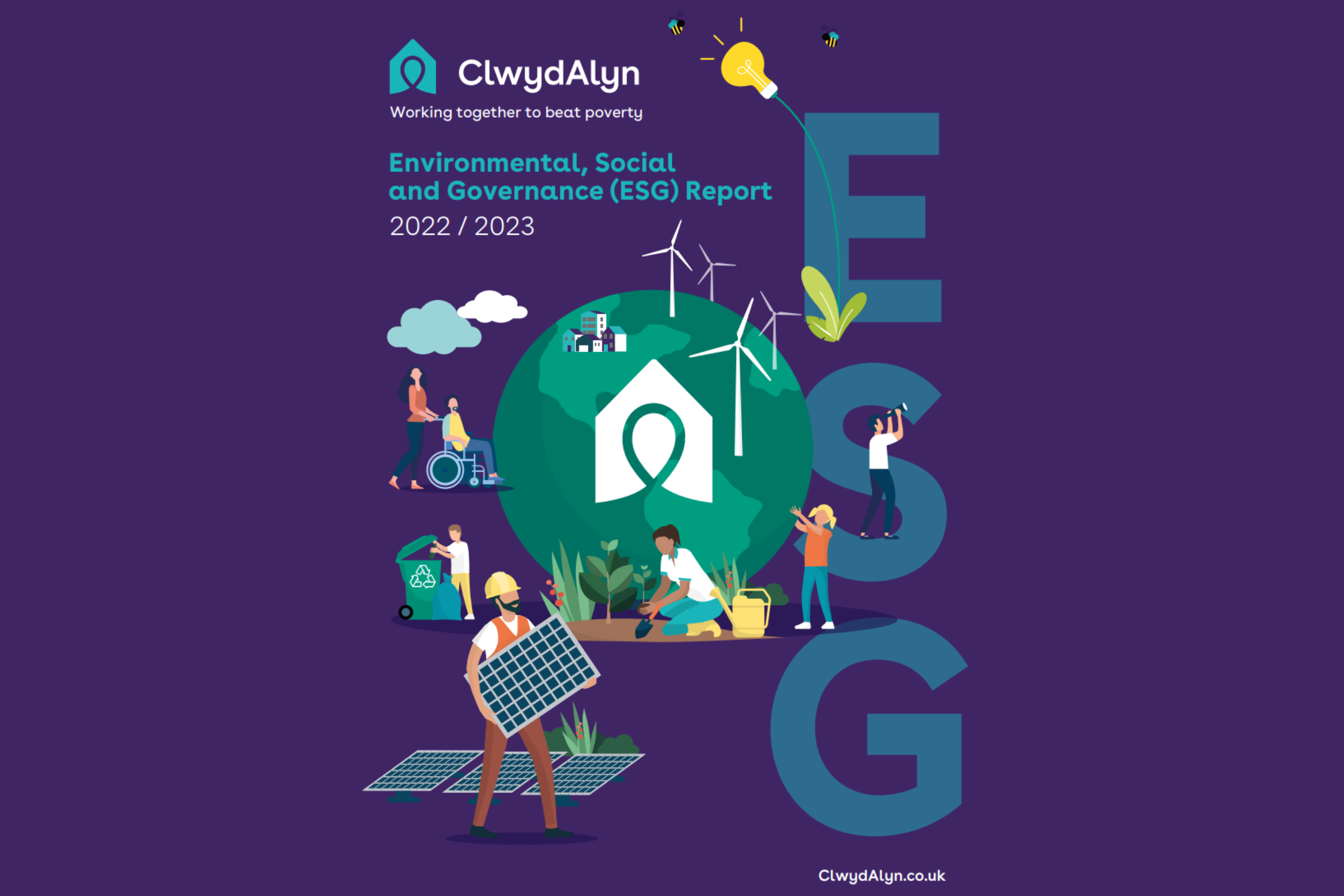 ClwydAlyn publishes its latest ESG Report, which shows a strong commitment to sustainability and a greater focus on supporting residents.