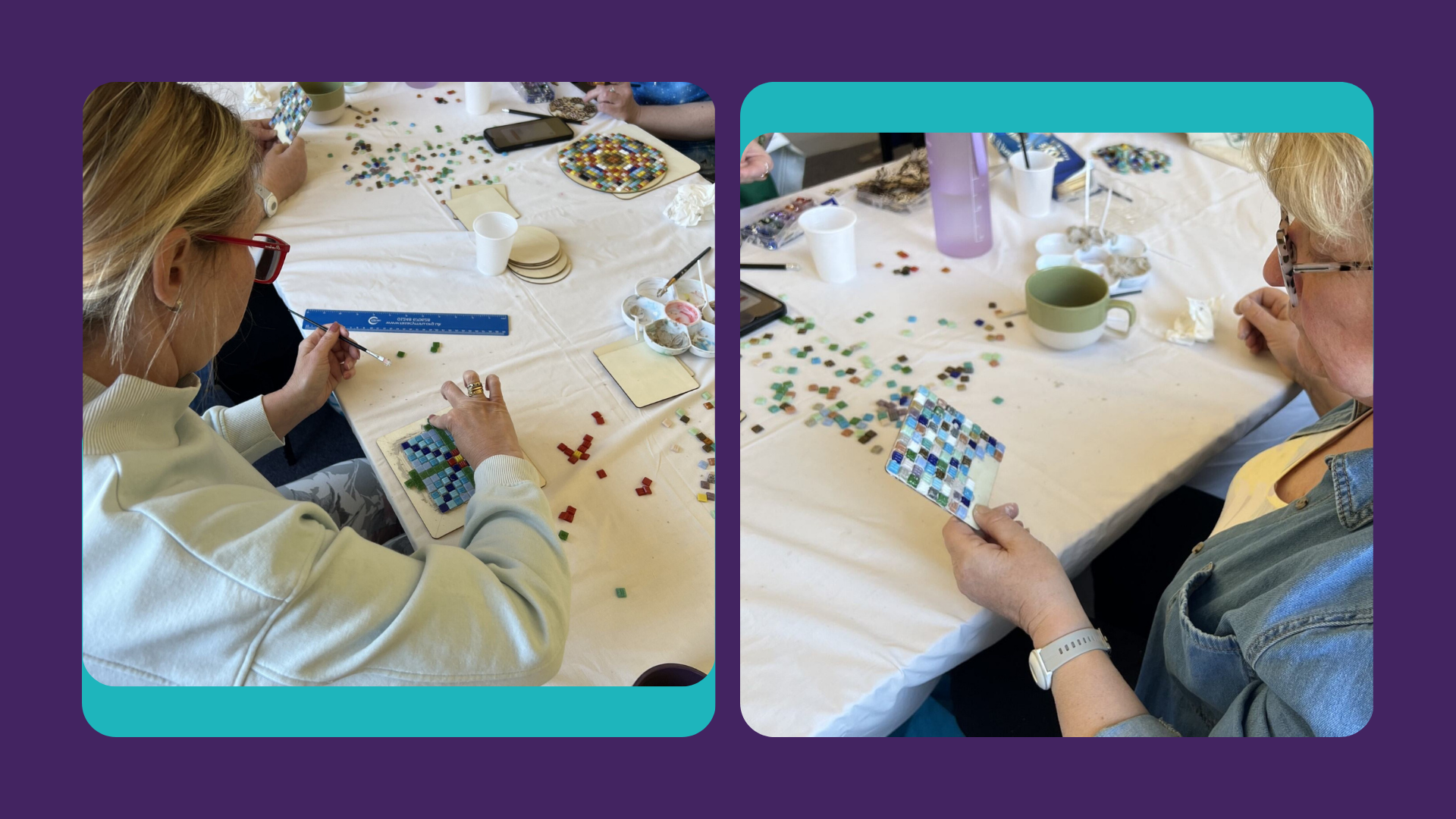 Mindfulness Mosaics are a Hit with iCAN Visitors
