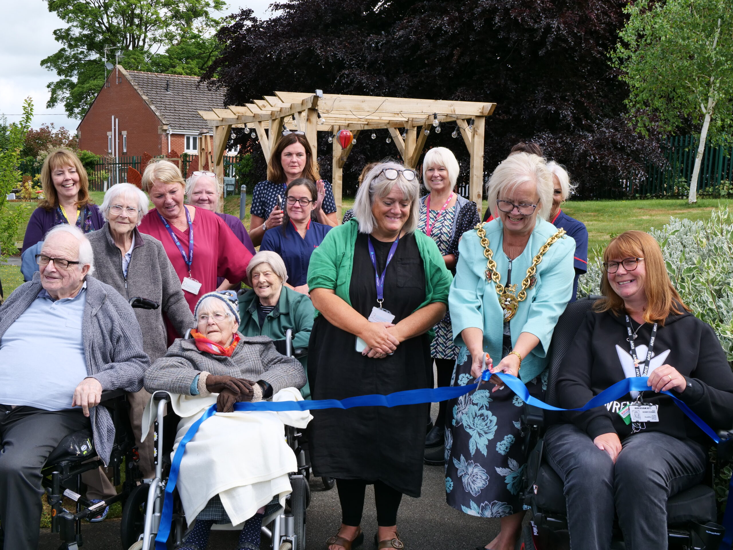 Vibrant Sensory Garden Officially Opens at Wrexham Nursing Home