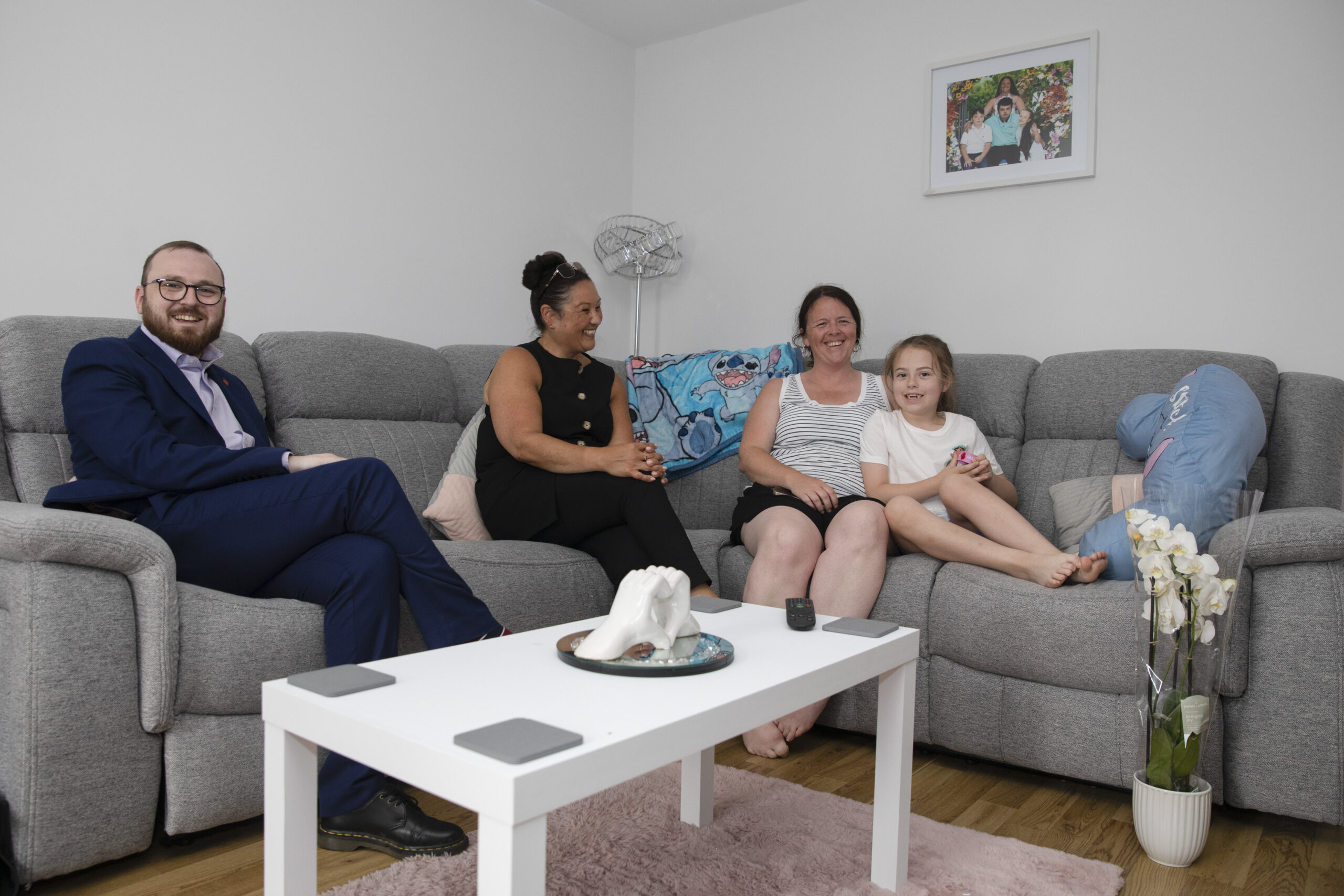 Jack Sargeant MS Visits a New Development of 100 Affordable Homes in Deeside