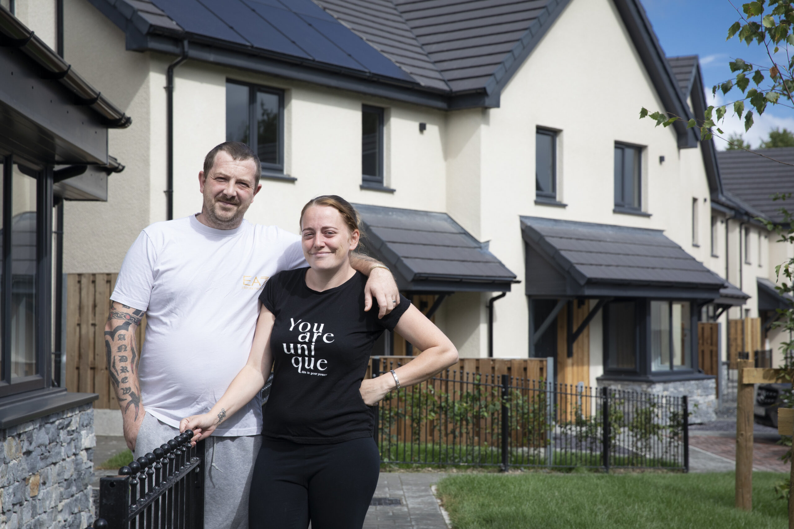 Residents’ Happiness: Families Move into New Homes at Guilsfield, Powys