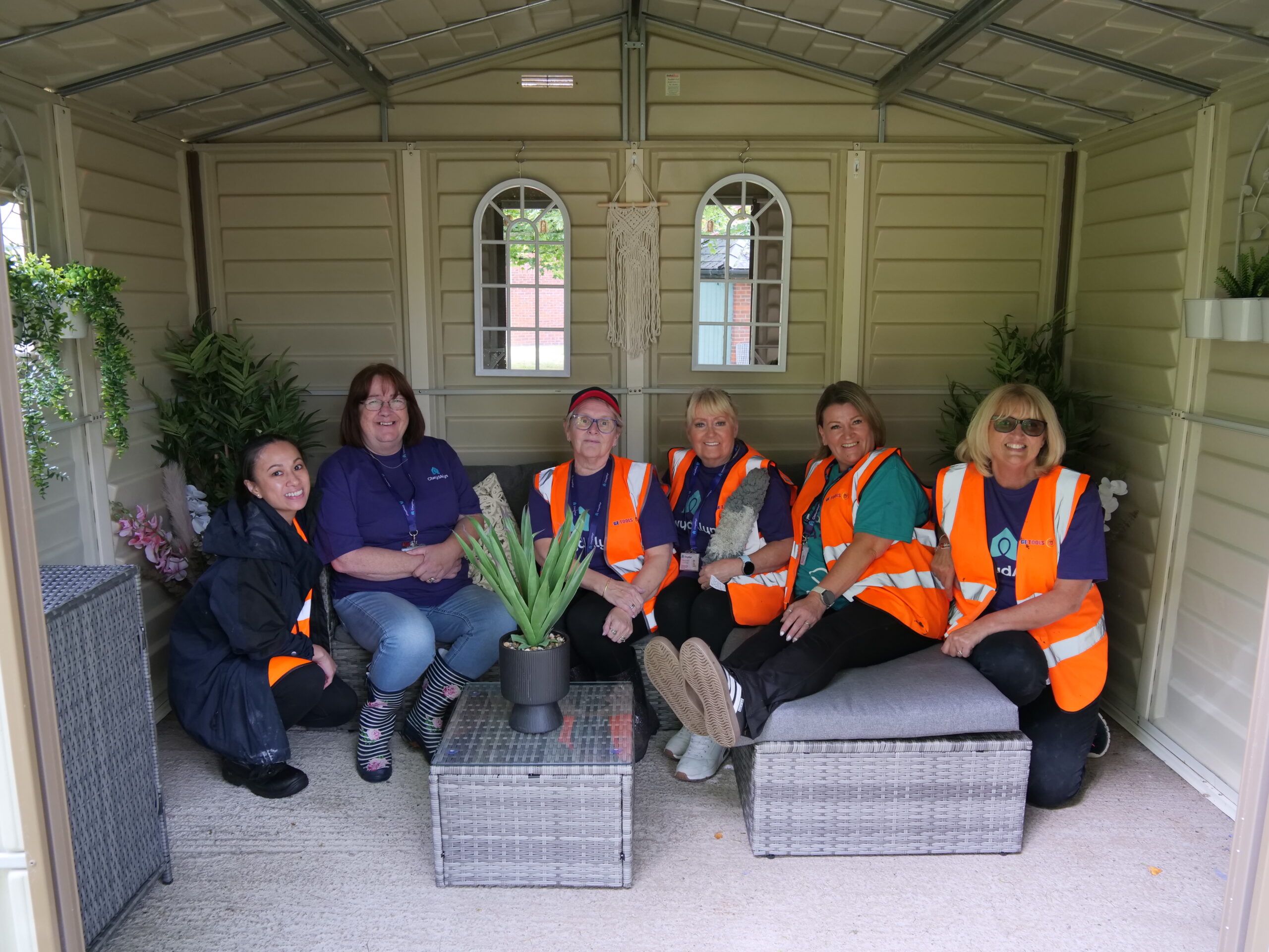 A Breath of Fresh Air: New Outdoor Wellbeing Room for Residents at Ruthin Care Home!