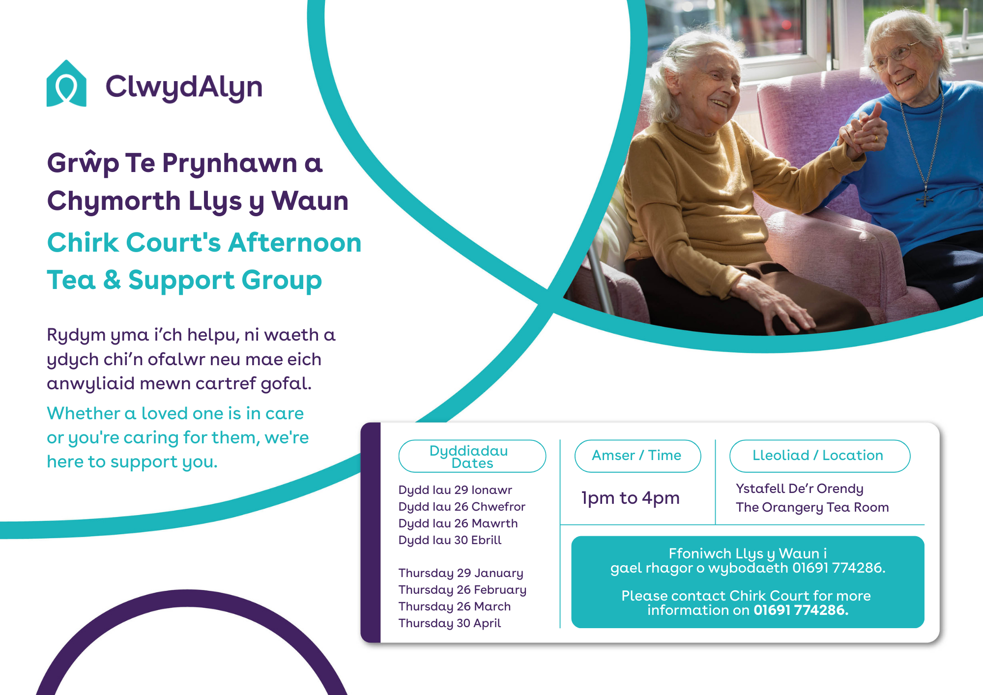 Chirk Court Support Groups, Dementia