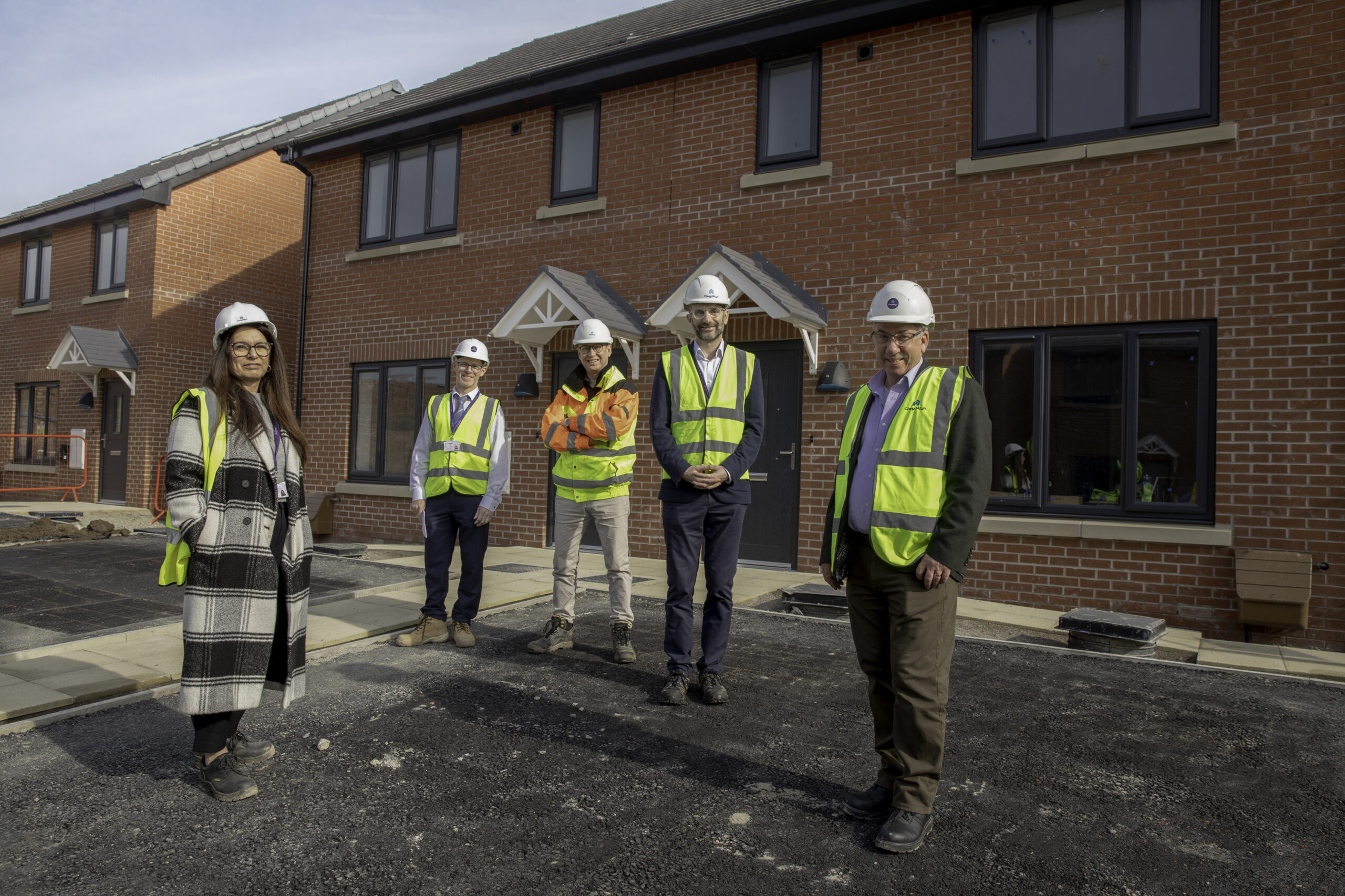 A visit to new build affordable homes in Builder Street, Llandudno